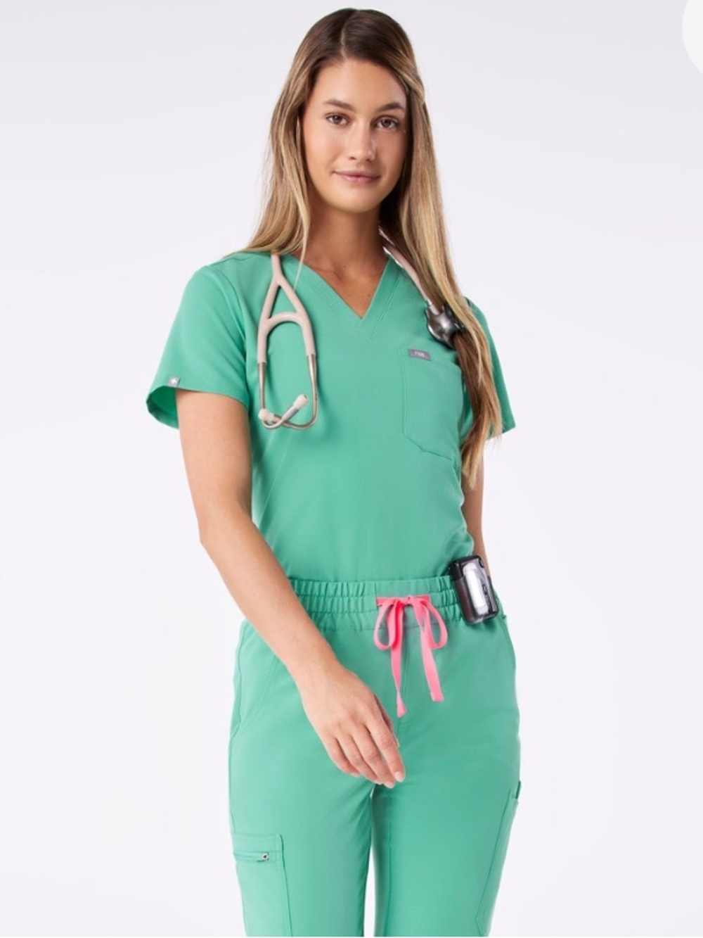 Figs Scrub Set Size 3XL in Surgical Green Regular Length